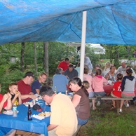 Rainy Labor Day Potluck