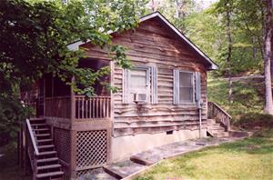 Cabin in woods